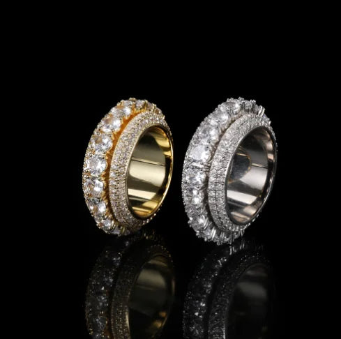 Cuban Stil Iced Out Ring