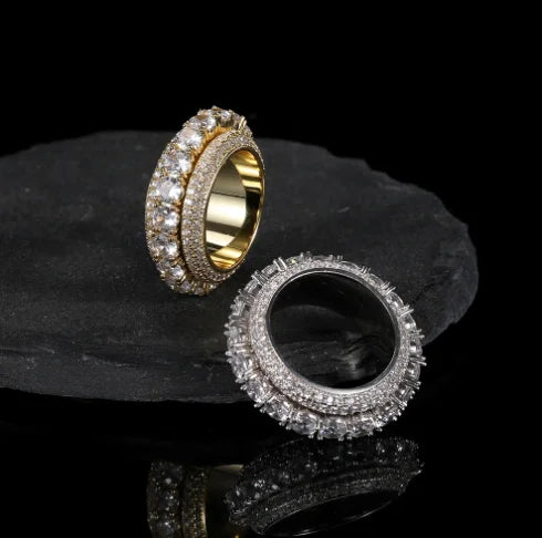 Cuban Stil Iced Out Ring