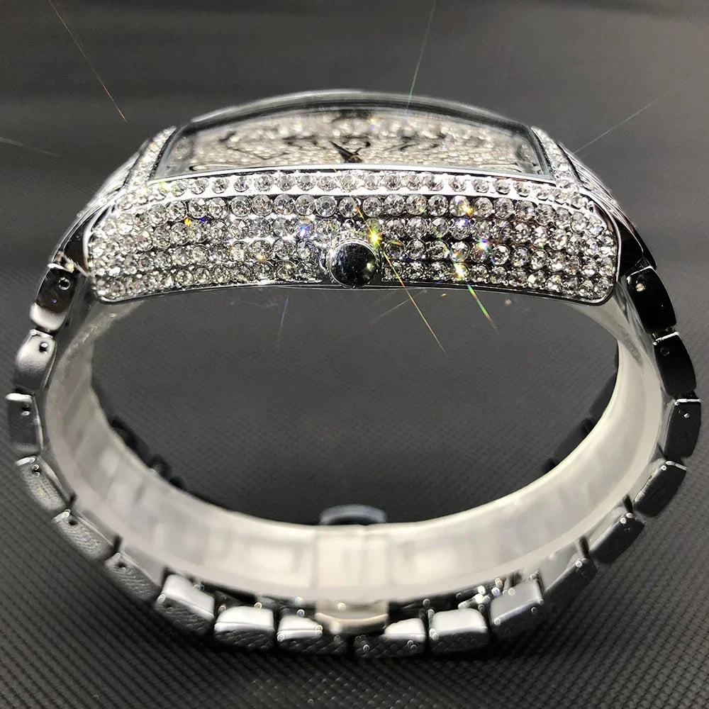 Hurrian Iced Out Klocka