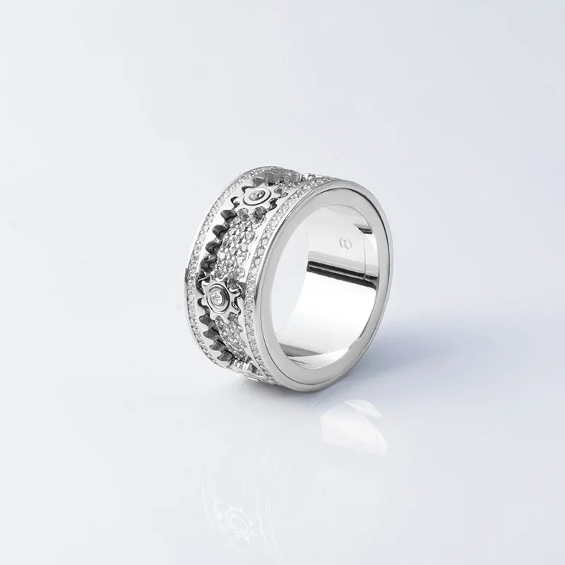 Roterande Zircon Ring
