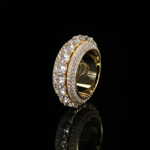 Cuban Stil Iced Out Ring