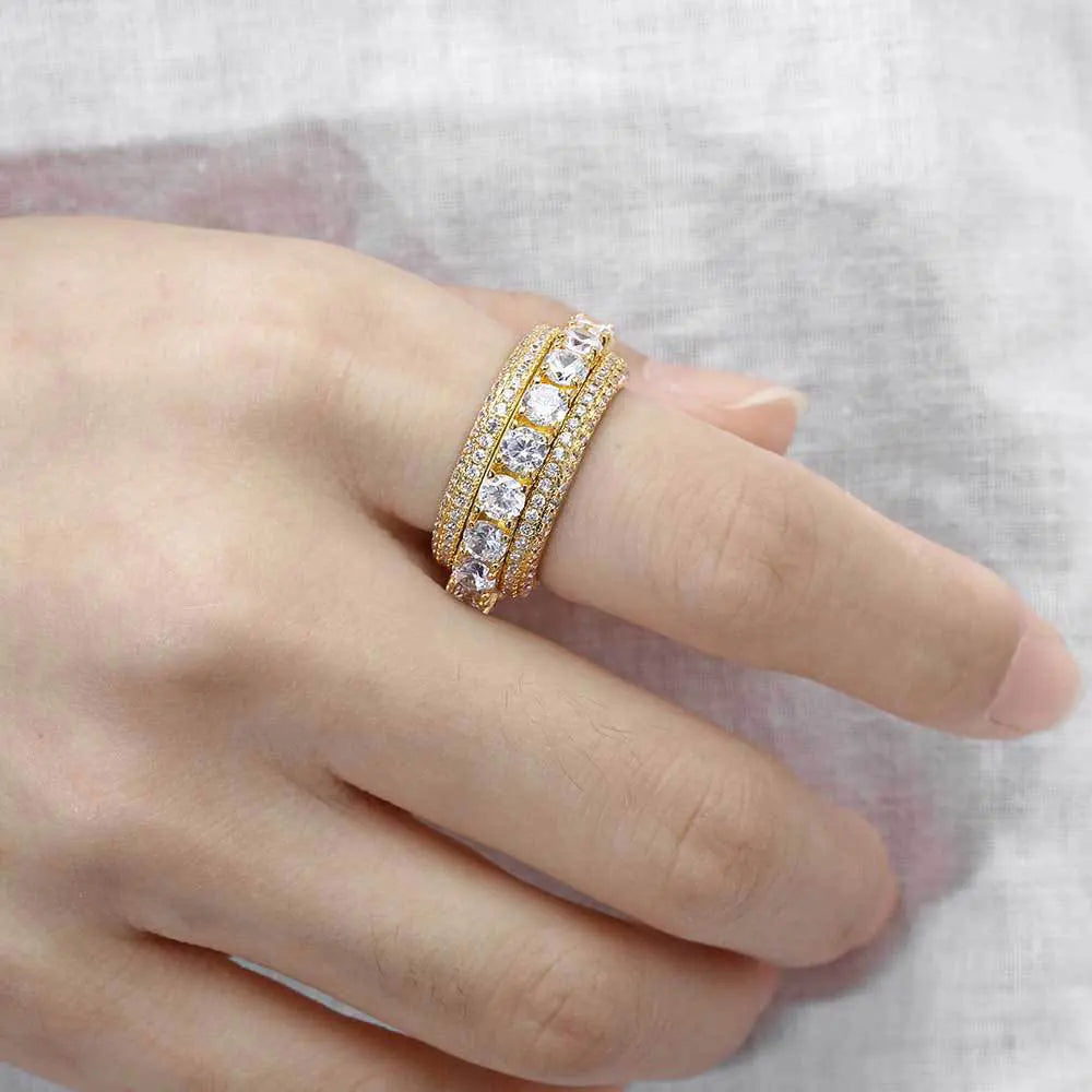 Cuban Stil Iced Out Ring