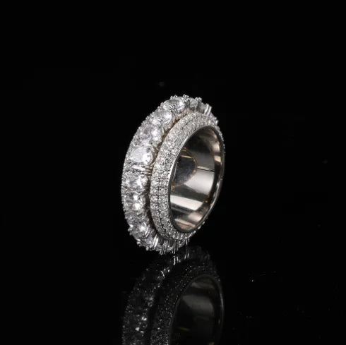 Cuban Stil Iced Out Ring