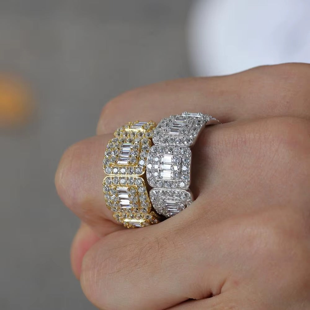 Zirconia Baguette Sten Ring