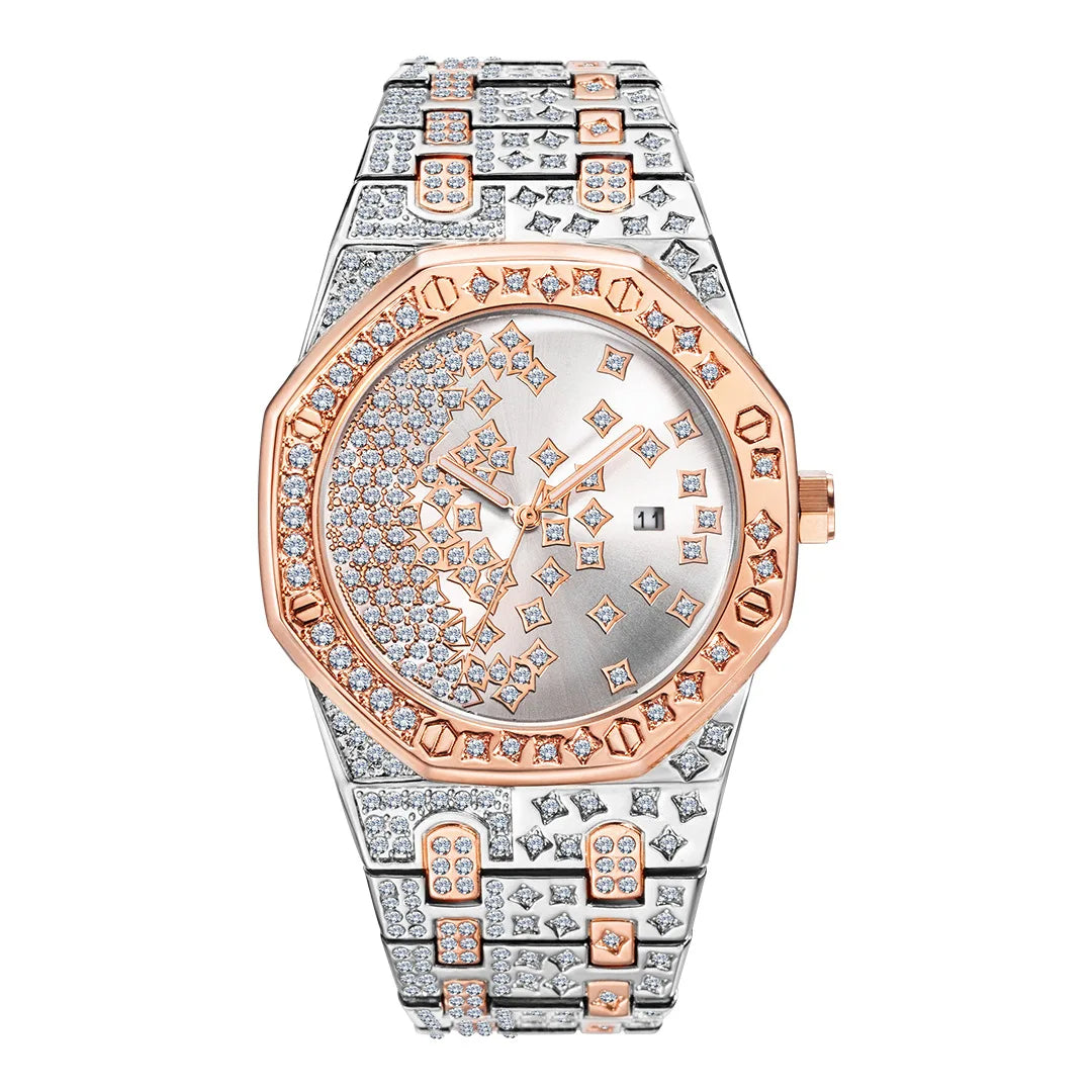 Iced Out Drippy Klocka