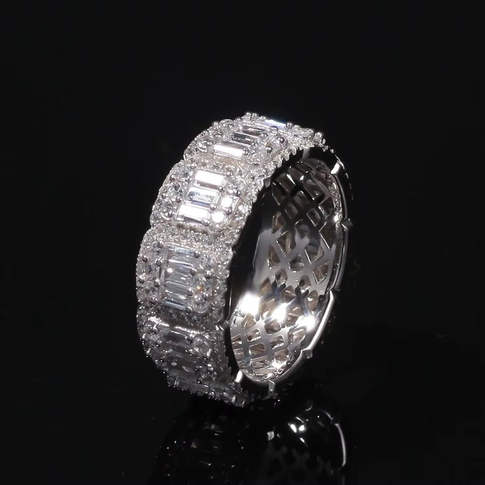 Zirconia Baguette Sten Ring