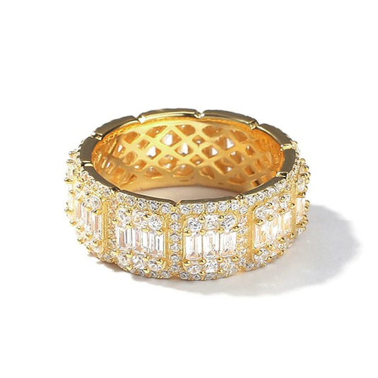 Zirconia Baguette Sten Ring