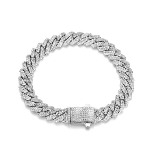8mm Bling Kubanskt Armband