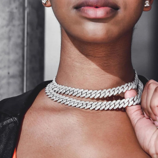 12mm Premium S-länk Kubansk Halsband