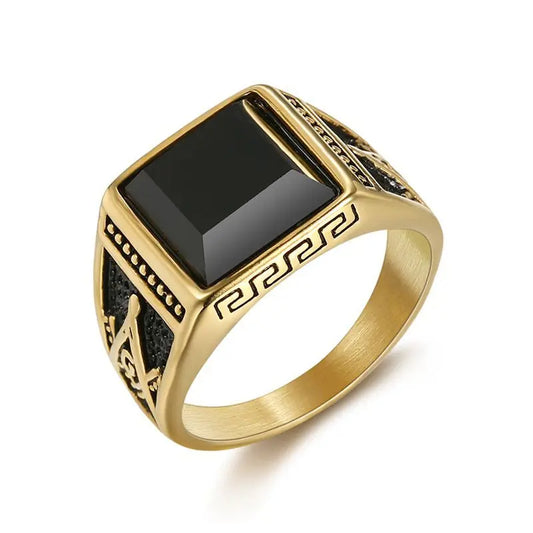 Vintage Ring med Onyx