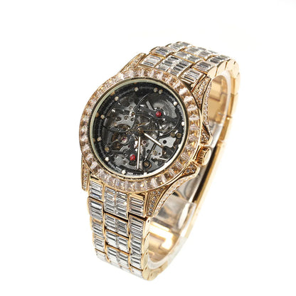 Baguette Iced Out Klocka
