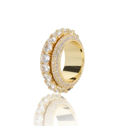 Cuban Stil Iced Out Ring