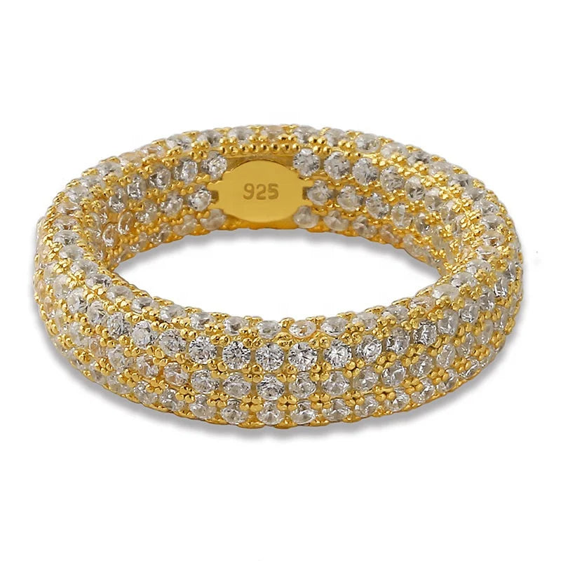 Sterling Silver Full Iced Out Ring