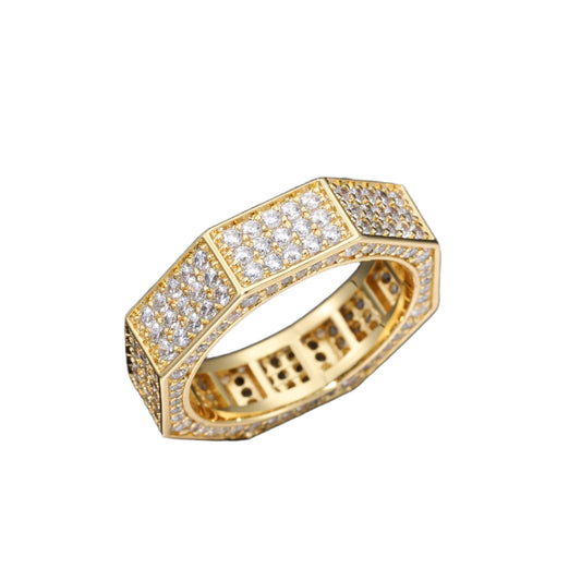 Herr Iced Out Vinkel Ring