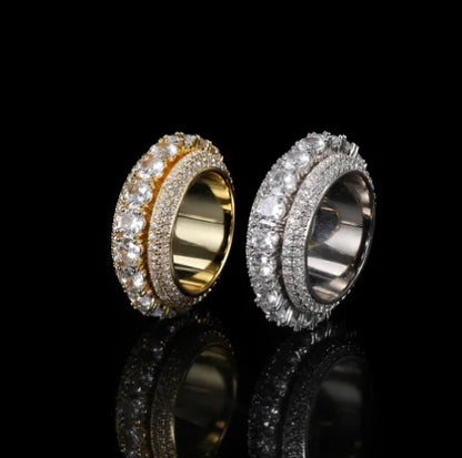 Cuban Stil Iced Out Ring