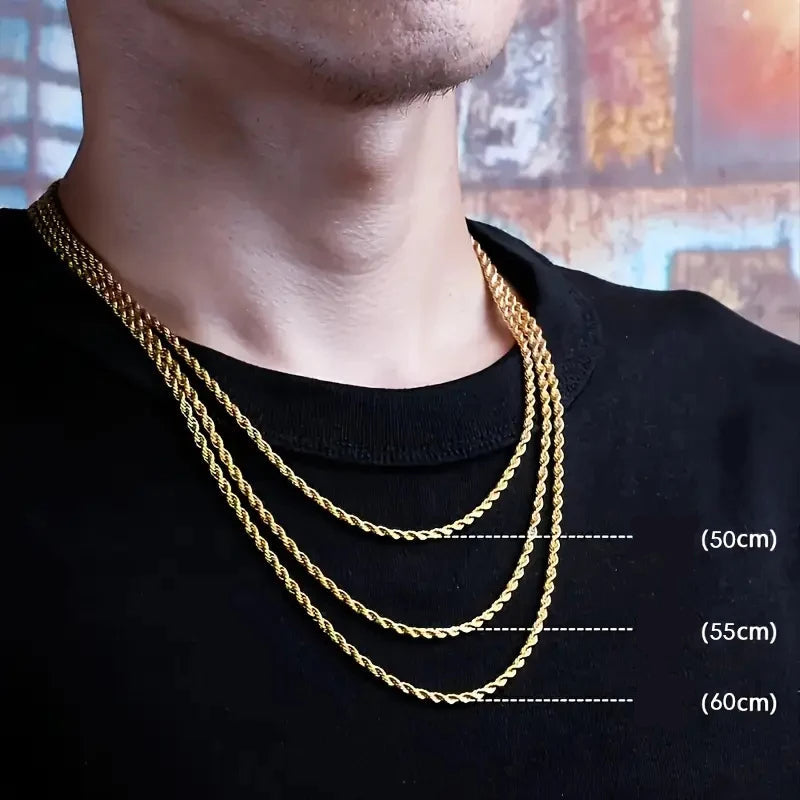 18k Plätterad Cordell Halsband