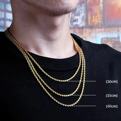 18k Plätterad Cordell Halsband