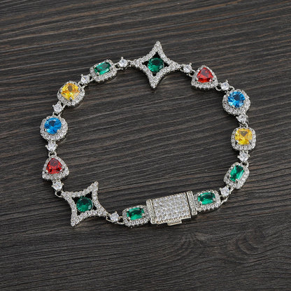 Multifärger Ädelsten Armband