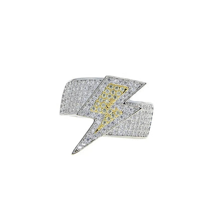 Blixtrande Iced Out Ring