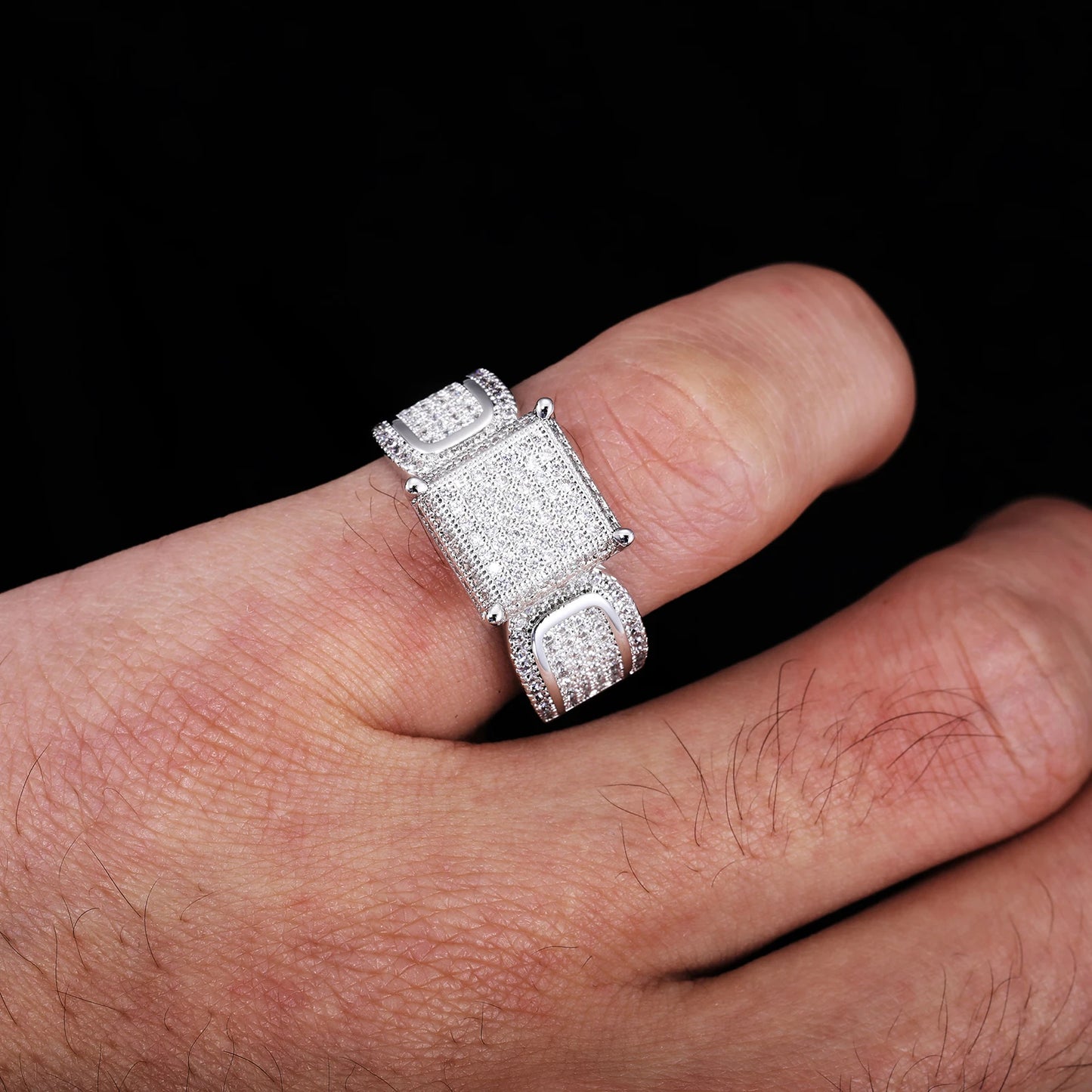 Blingad Iced Out Zirkon ring