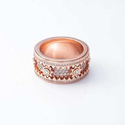 Roterande Zircon Ring