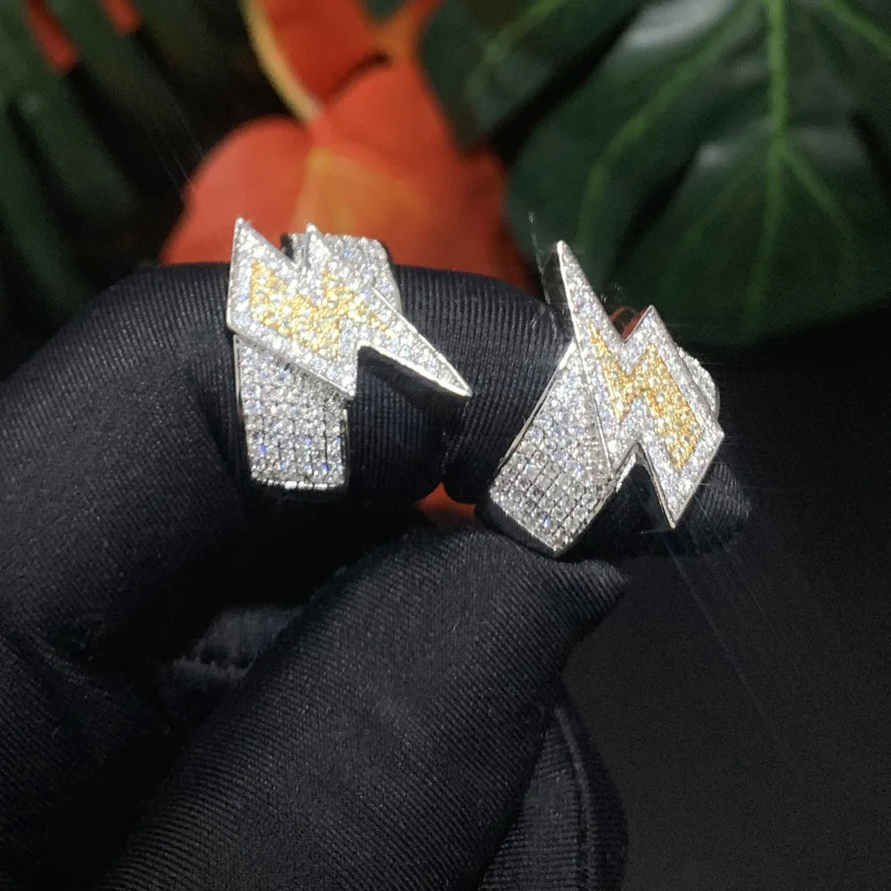 Blixtrande Iced Out Ring