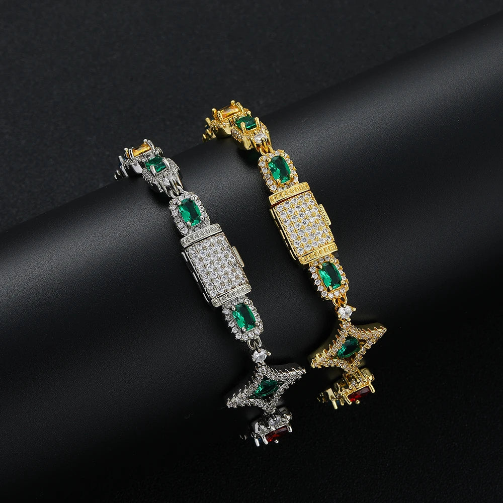 Multifärger Ädelsten Armband