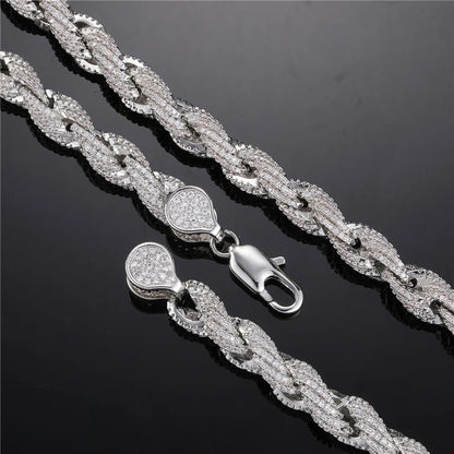 10mm Pläterad CZ Cordell Halsband