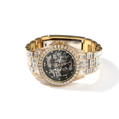 Baguette Iced Out Klocka