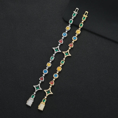 Multifärger Ädelsten Armband