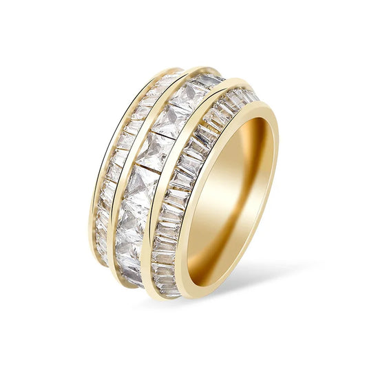Baguette Iced Out Ring