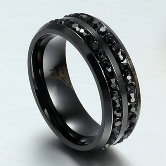 Dubbel Rad Zircon Ring