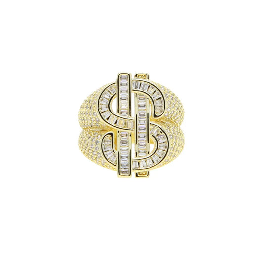 Premium Iced Out Dollar Ring