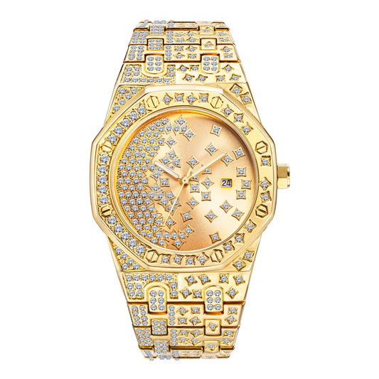 Iced Out Drippy Klocka