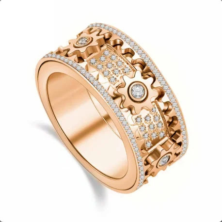 Roterande Zircon Ring