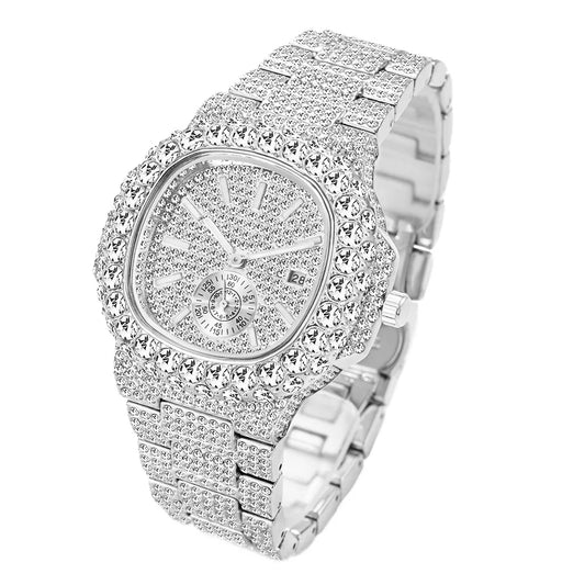 Full Iced Out Klocka