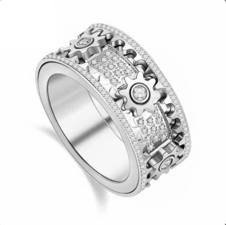 Roterande Zircon Ring