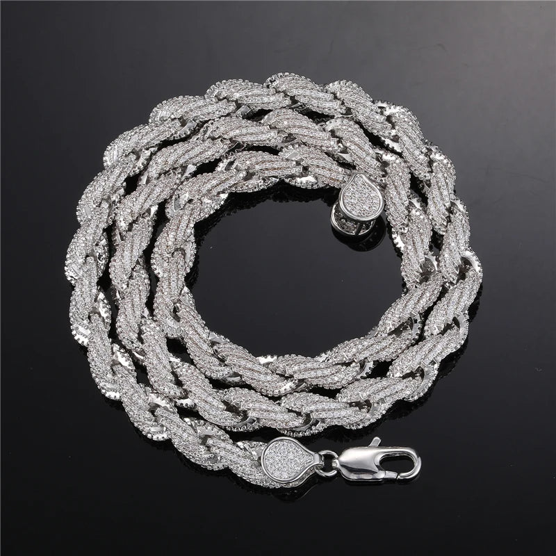 10mm Pläterad CZ Cordell Halsband