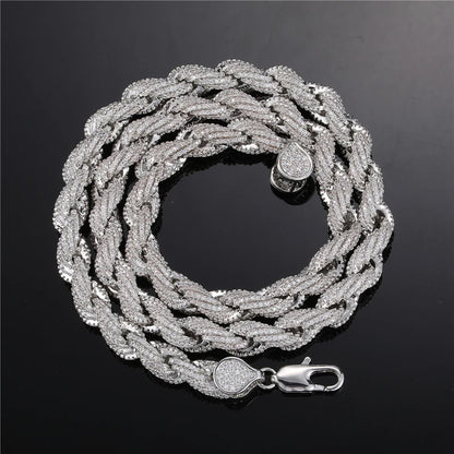 10mm Pläterad CZ Cordell Halsband