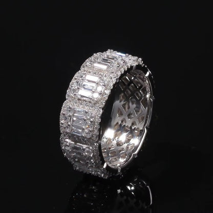 Zirconia Baguette Sten Ring
