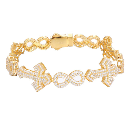 Sparkling Iced Out VVS Kors Armband
